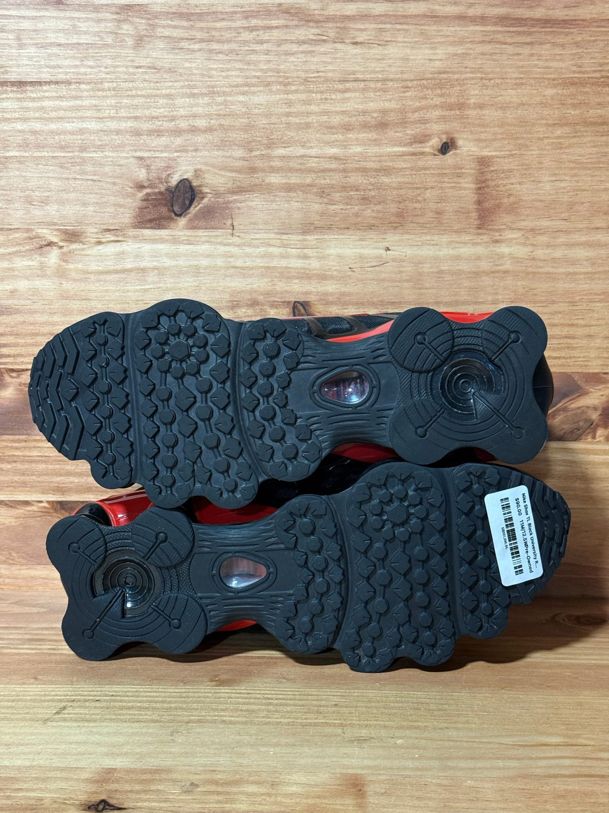 Nike Shox TL Black University Red - Size 11