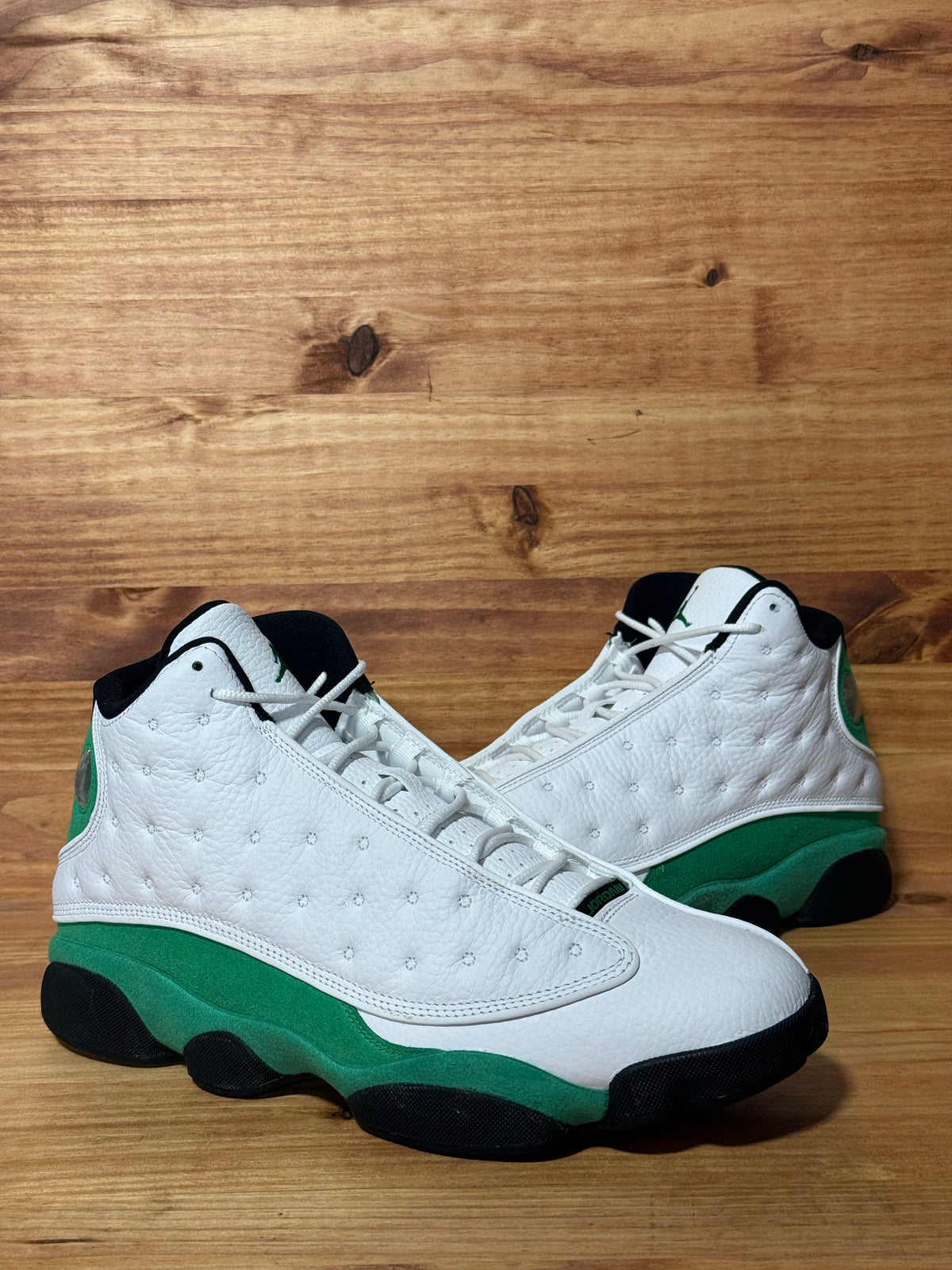 Jordan 13 Retro White Lucky Green