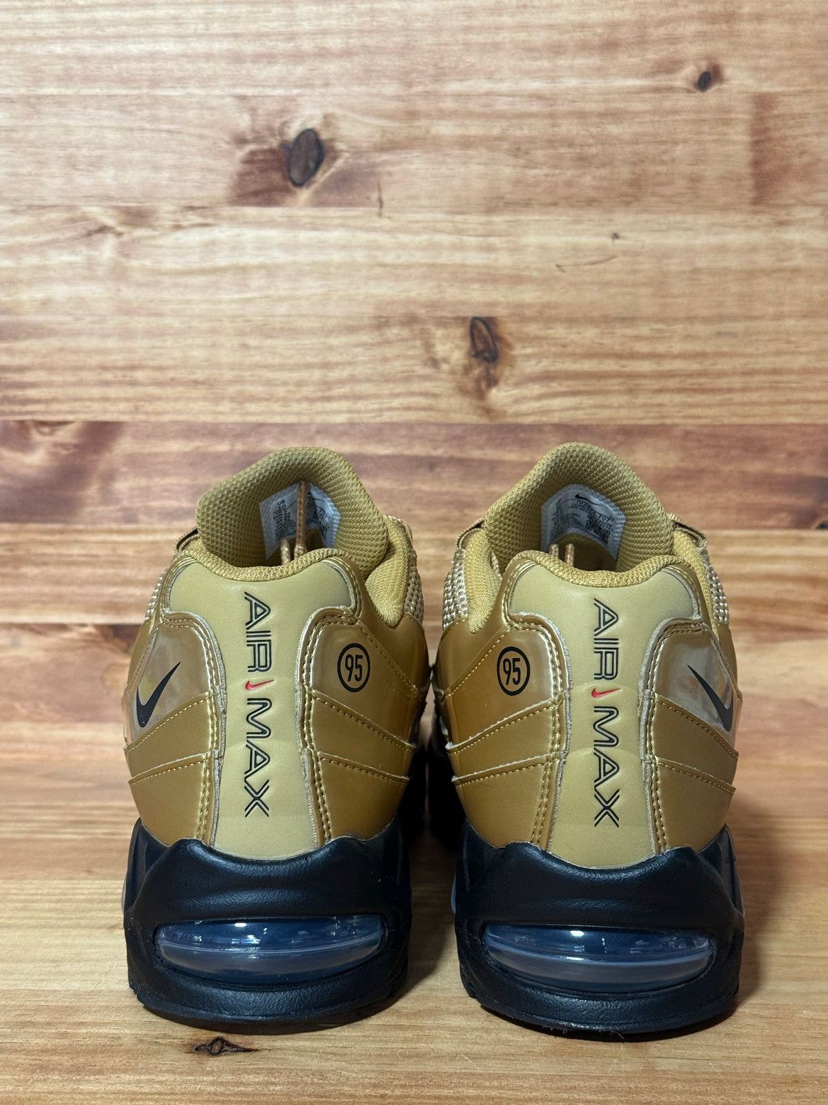Nike Air Max 95 SE Big Bubble Total 90 Metallic Gold - Size 10
