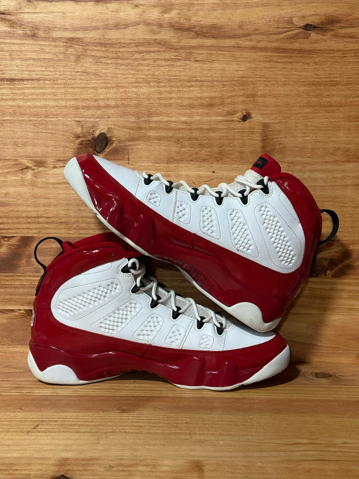 Jordan 9 Retro White Gym Red - Size 10.5