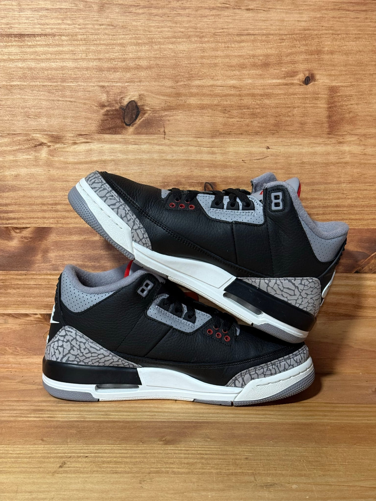 Jordan 3 Retro Black Cement (2024) (GS) - Size 6.5Y