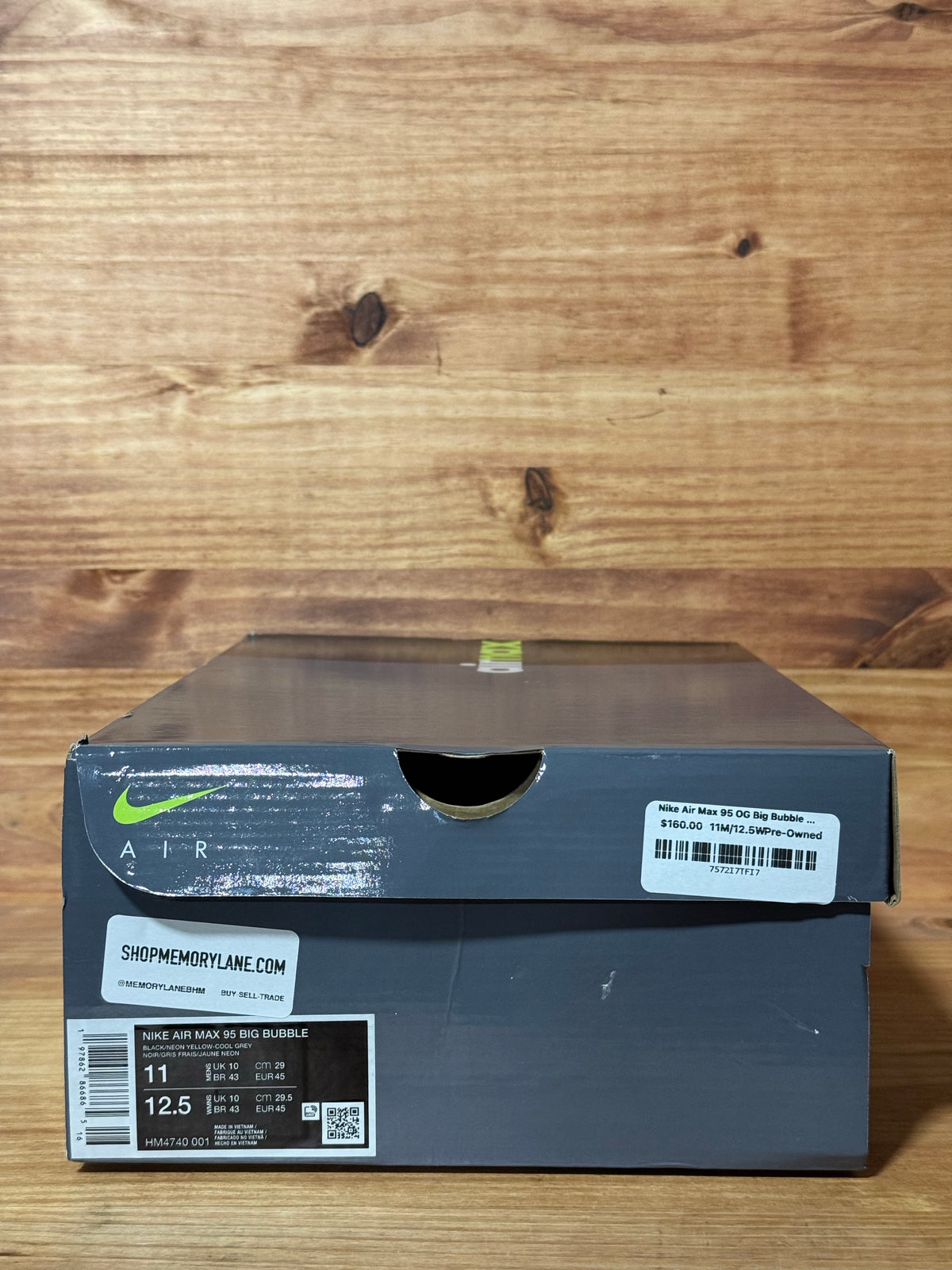 Nike Air Max 95 OG Big Bubble Neon (2025/2026) - Size 11