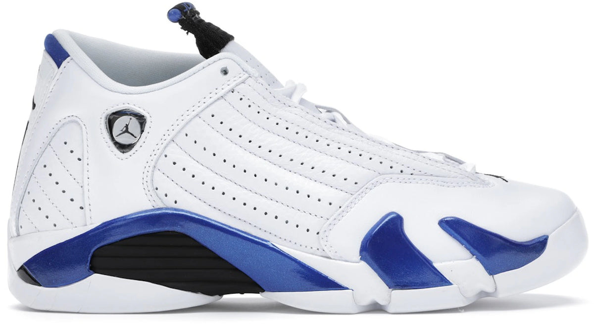 Jordan 14 Retro White Hyper Royal (GS) - Size 4Y