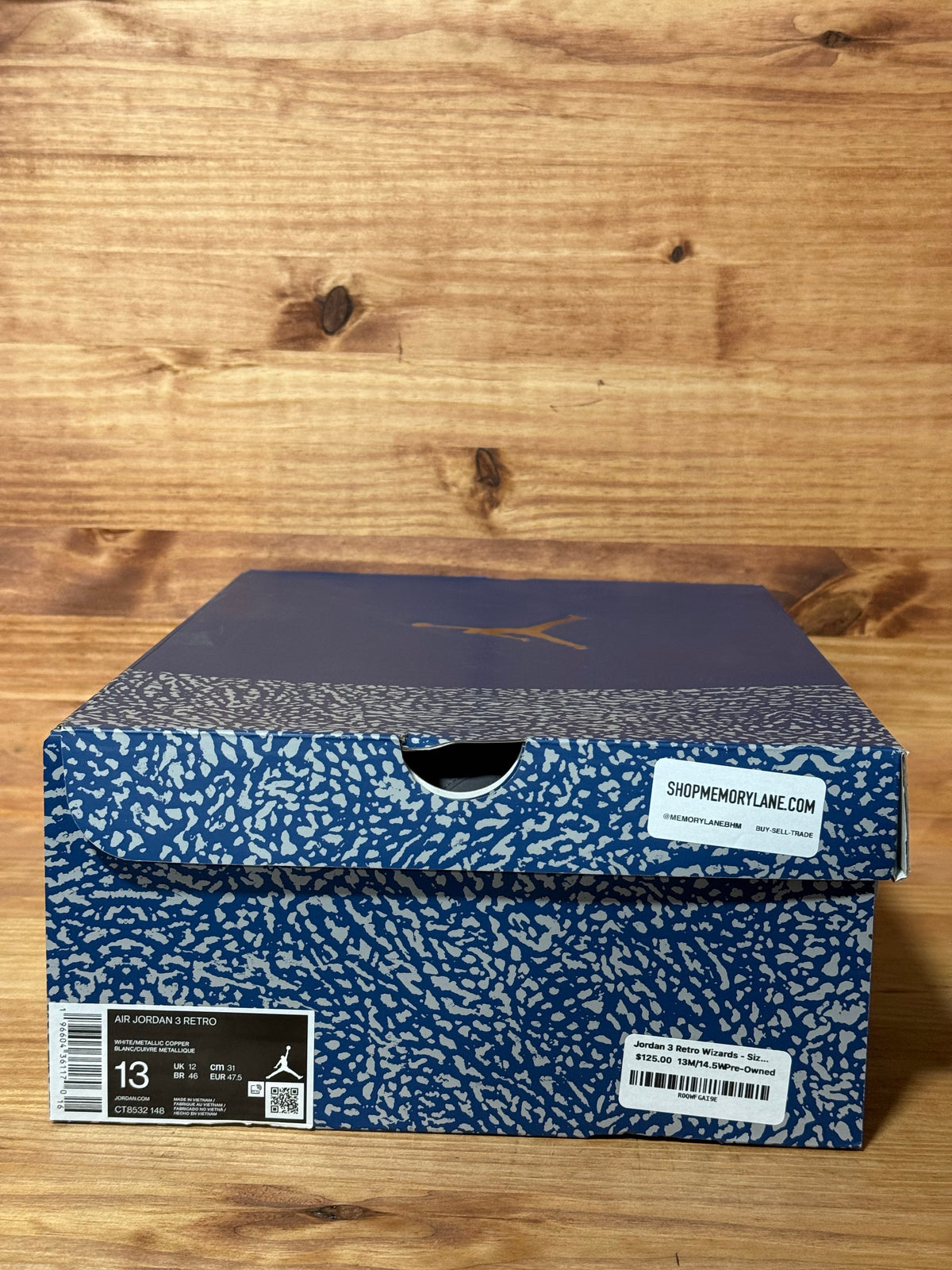 Jordan 3 Retro Wizards - Size 13