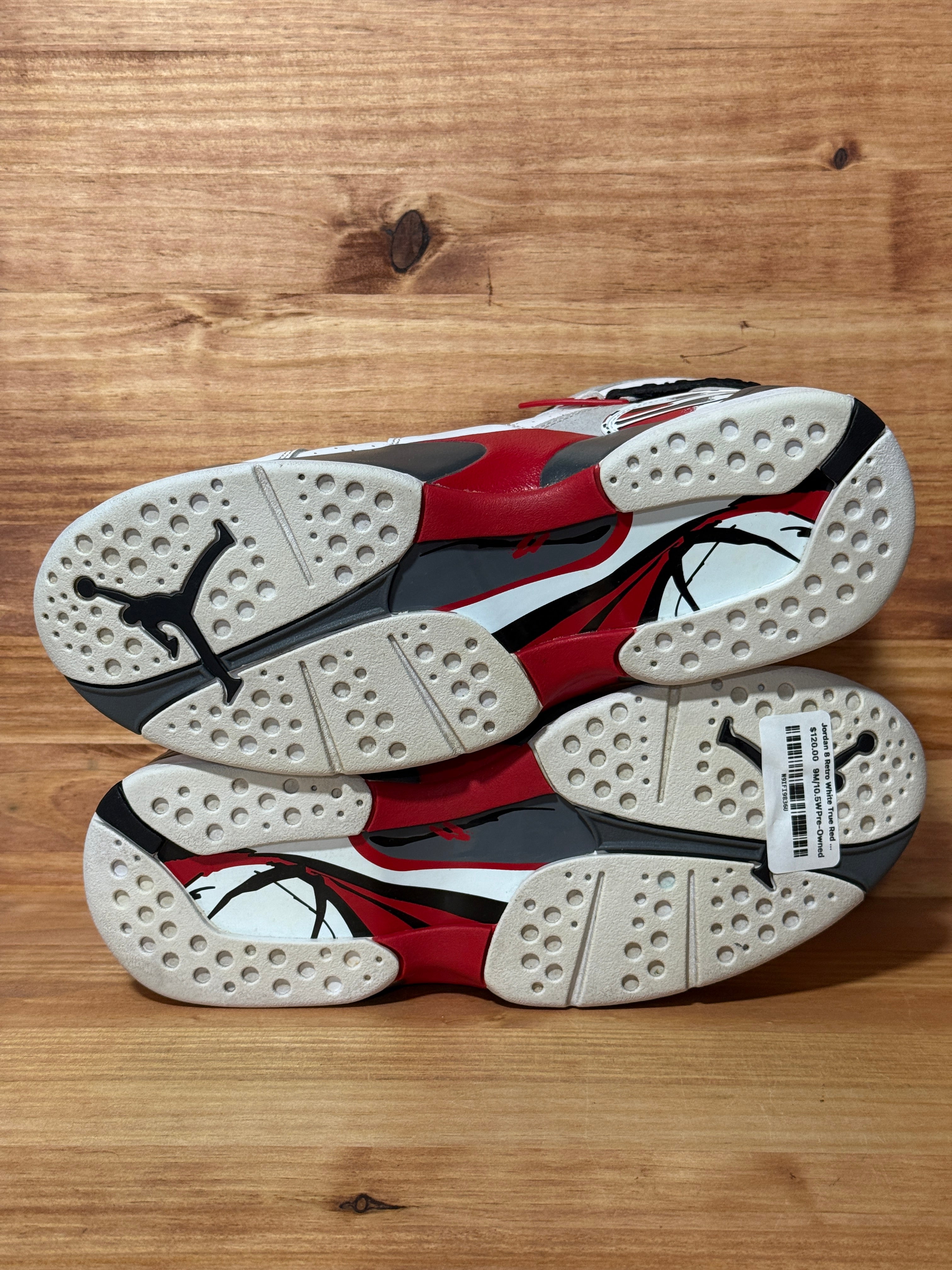 Jordan 8 Retro White True Red (2025)