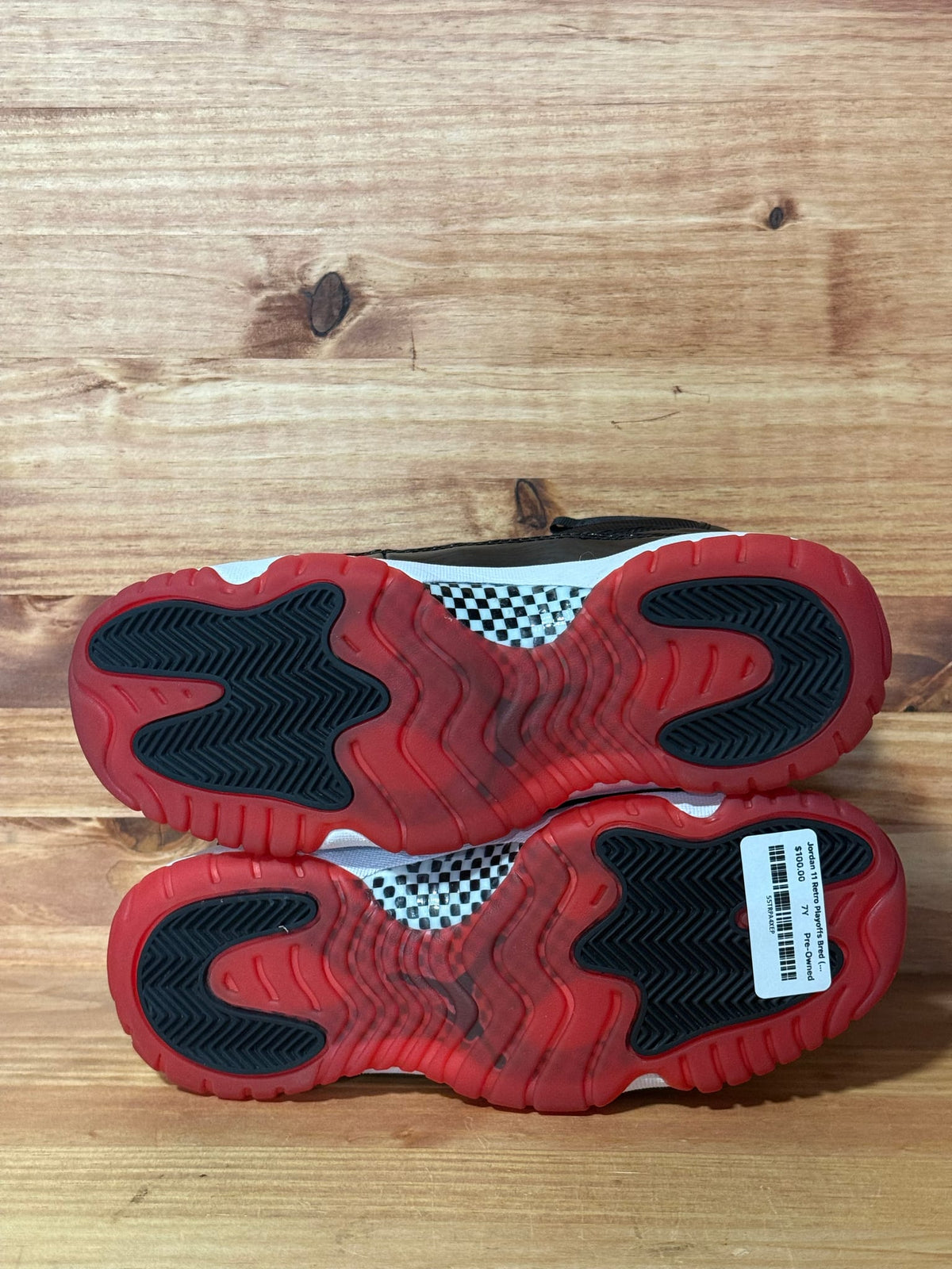 Jordan 11 Retro Playoffs Bred (2019) (GS) - Size 7Y