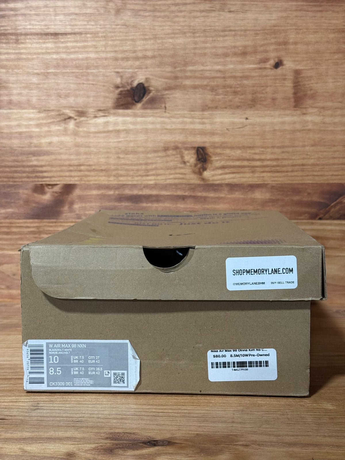 Nike Air Max 98 Olivia Kim No Cover (Women's) - Size 10W