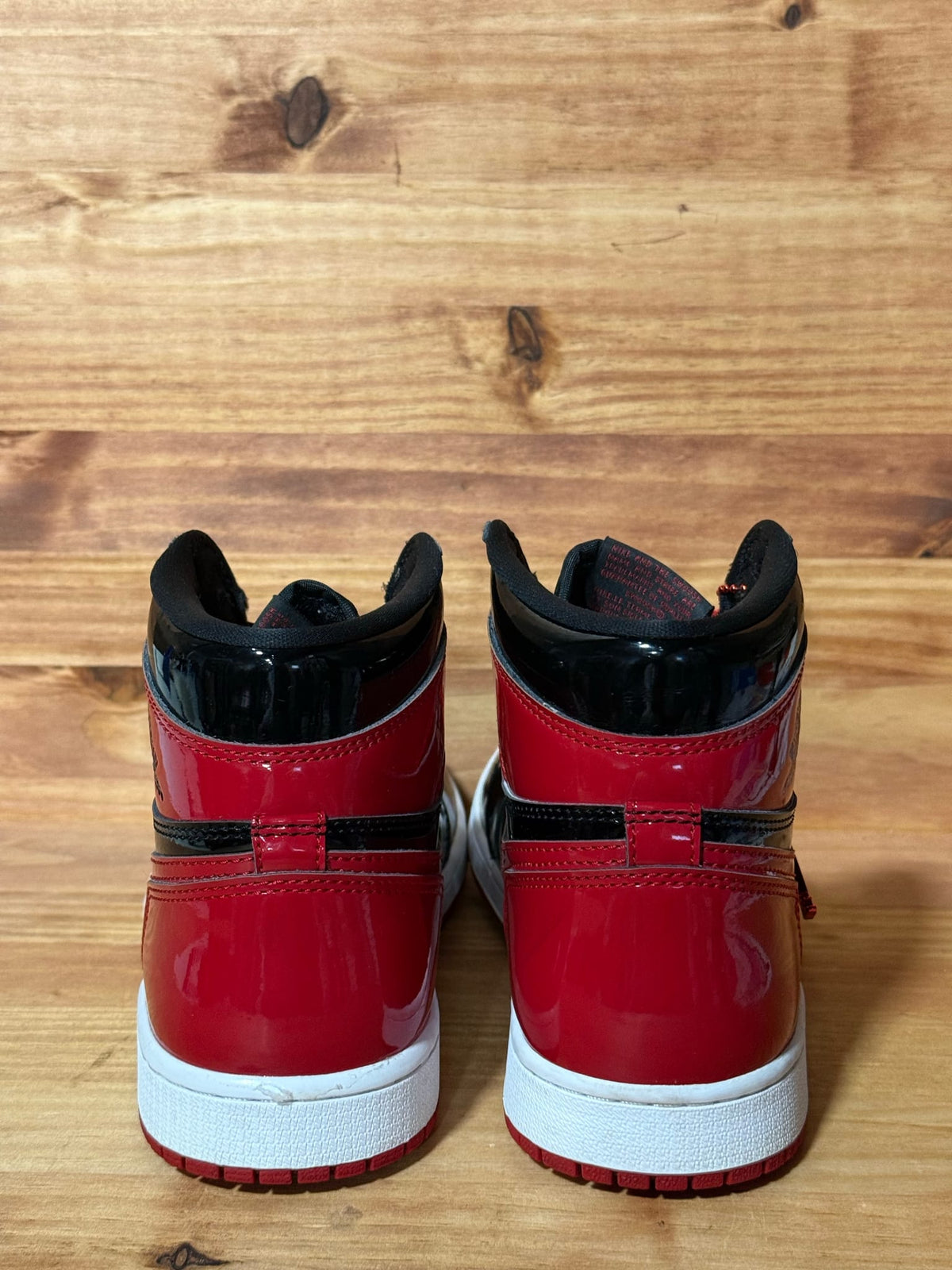 Jordan 1 Retro High OG Patent Bred - Size 8