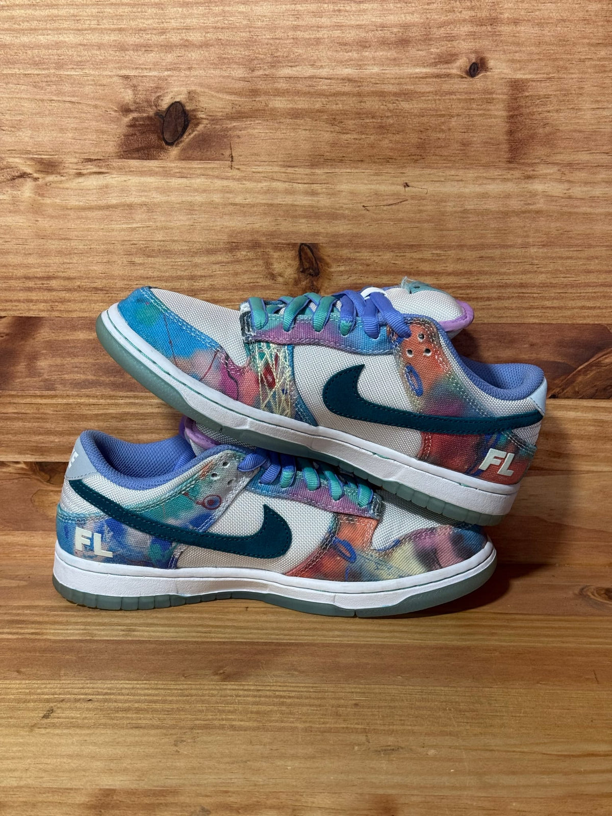 Nike SB Dunk Low Futura Laboratories Bleached Aqua - Size 7W