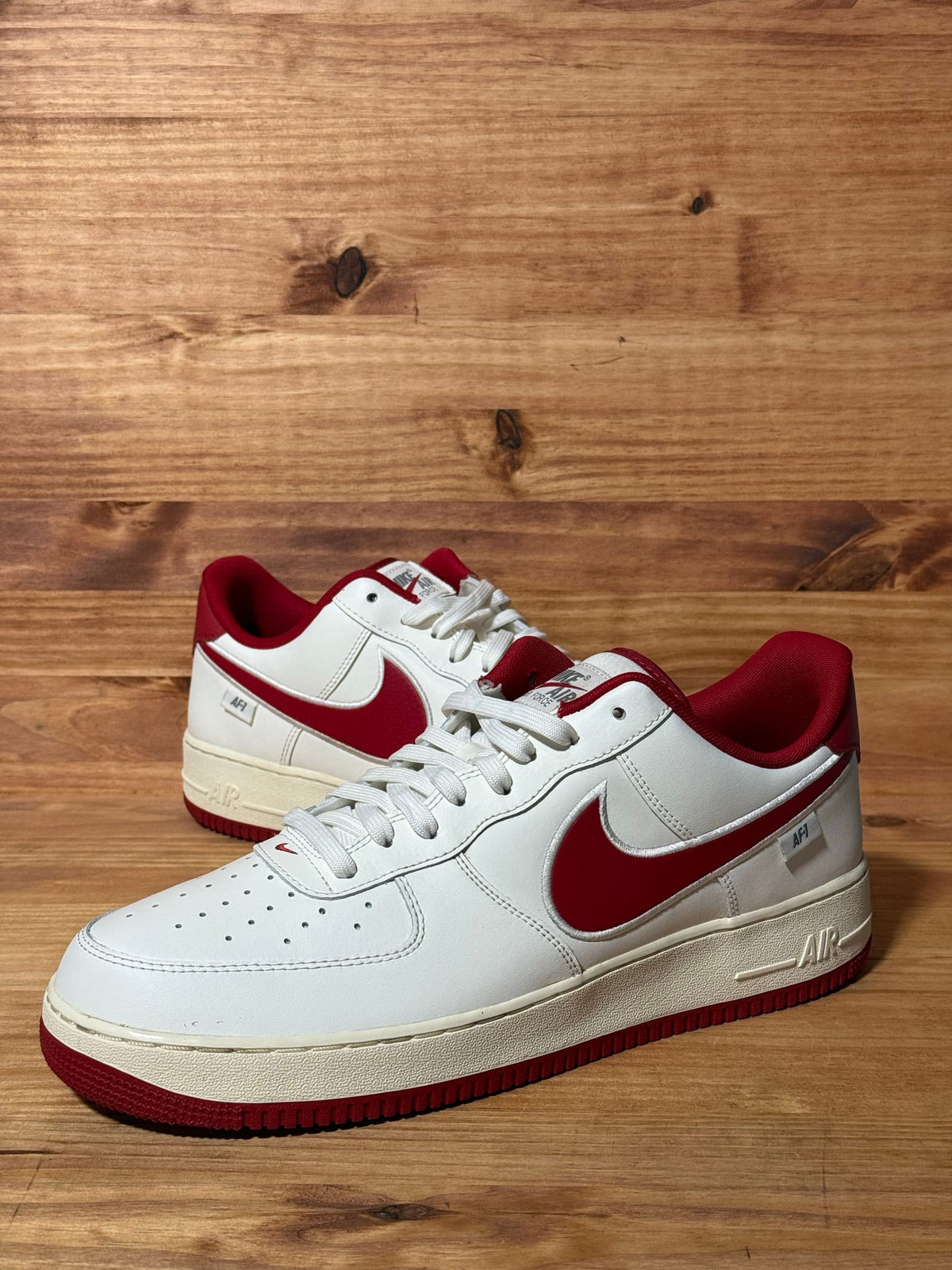Nike Air Force 1 Low '07 Sail Gym Red - Size 13