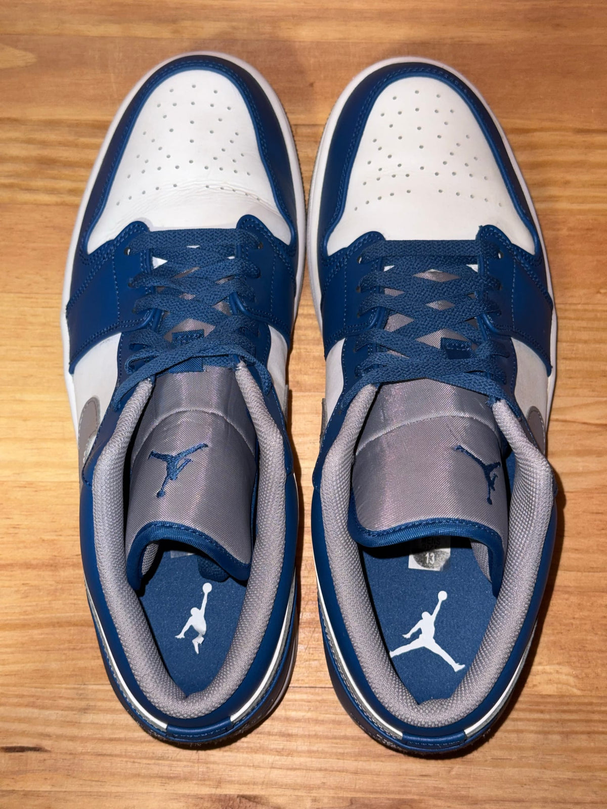Jordan 1 Low True Blue - Size 13
