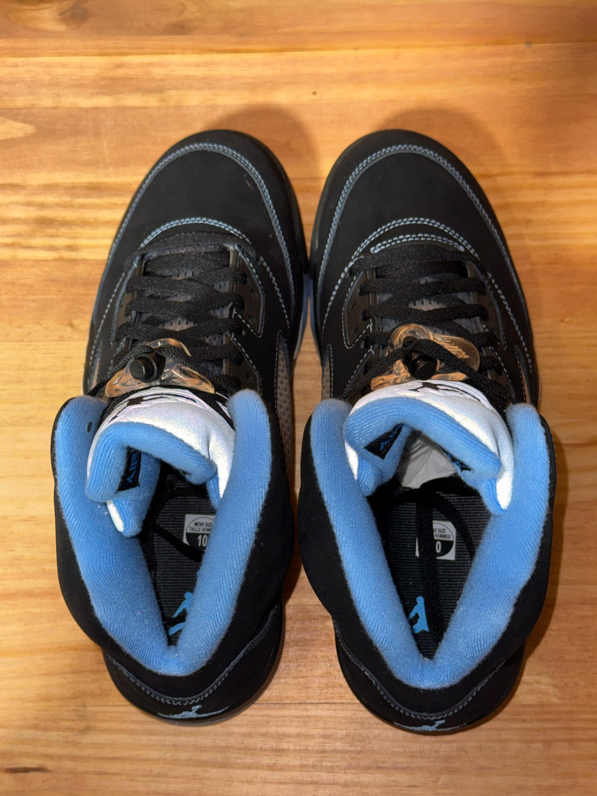 Jordan 5 Retro Black University Blue (2026) - Size 10