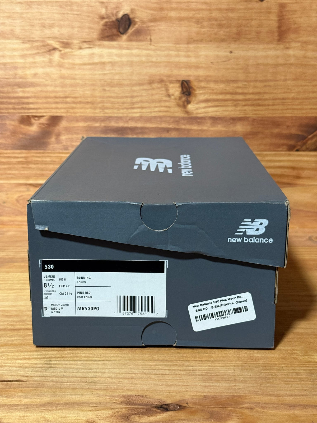 New Balance 530 Pink Moon Burgundy - Size 8.5