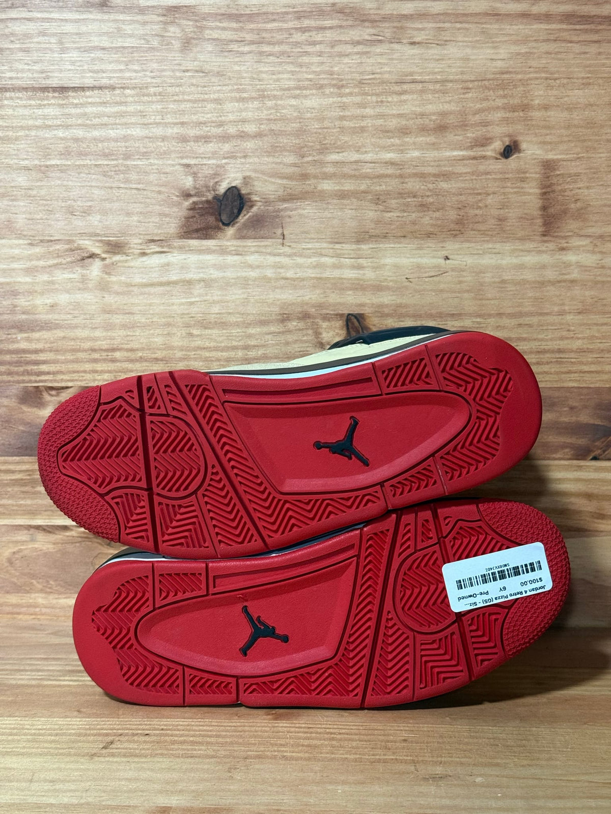 Jordan 4 Retro Pizza (GS) - Size 6Y