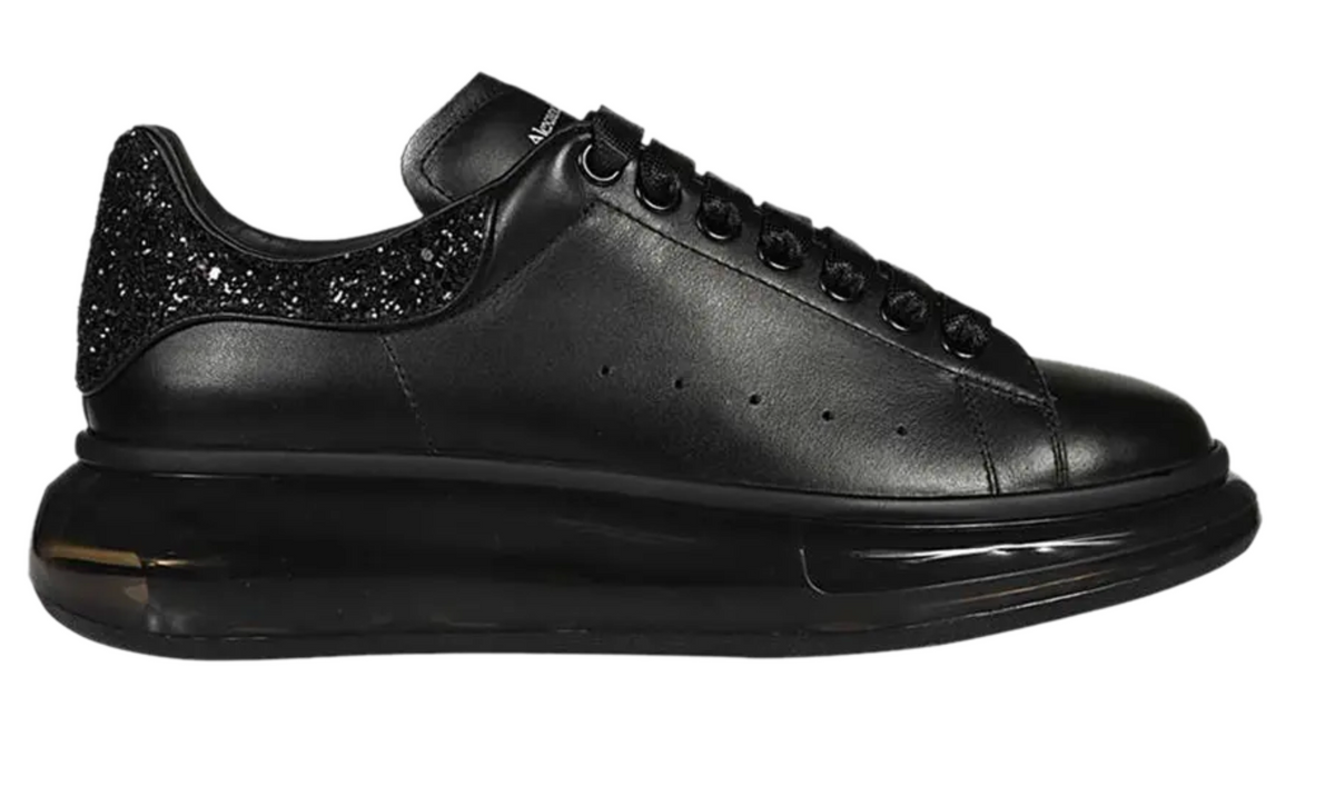 Alexander McQueen Oversized Sneaker 'Black Glitter'