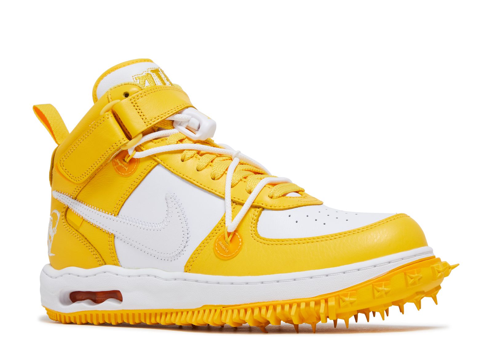 Off-White x Air Force 1 Mid SP Leather Varsity Maize