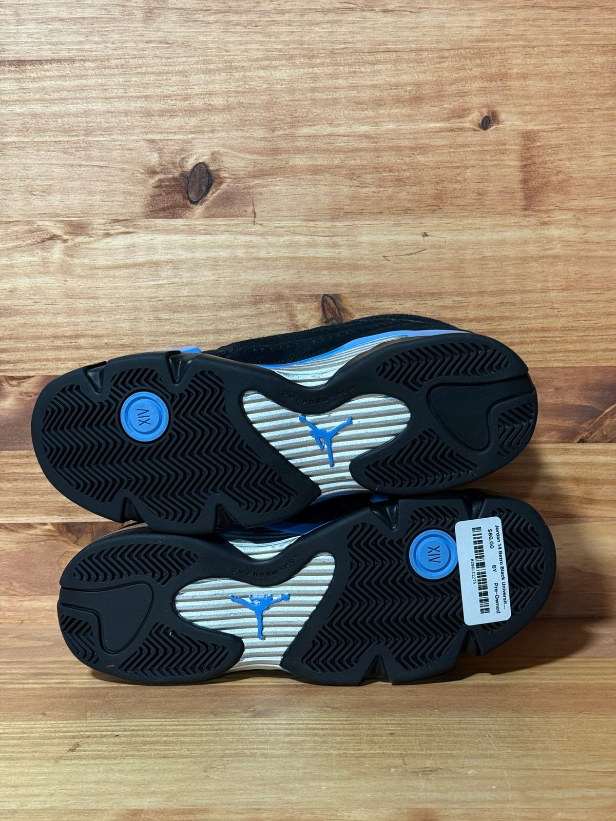 Jordan 14 Retro Black University Blue (2026) (GS) - Size 6Y