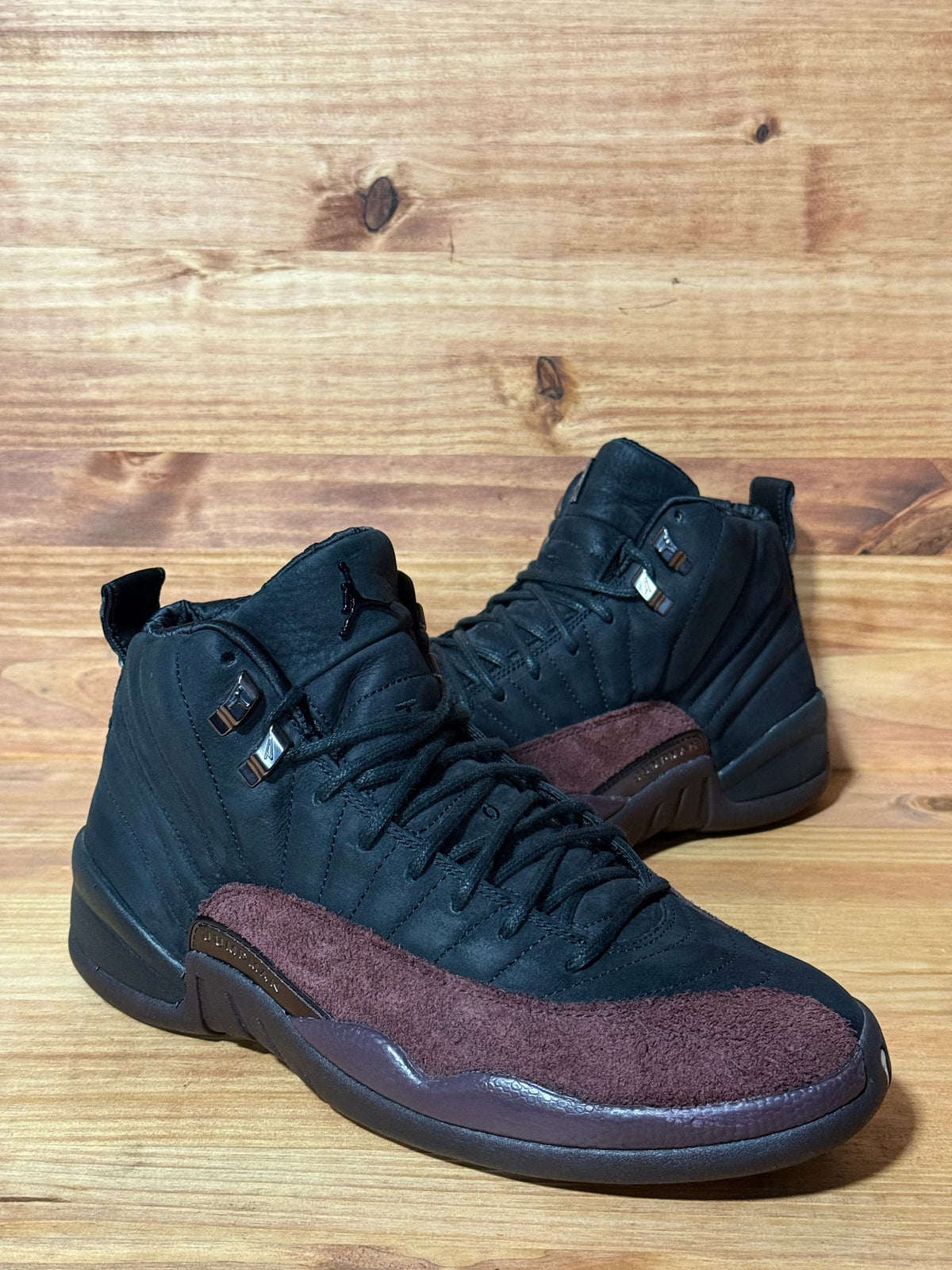 Jordan 12 Retro SP A Ma Maniére Black (Women's) - Size 12W