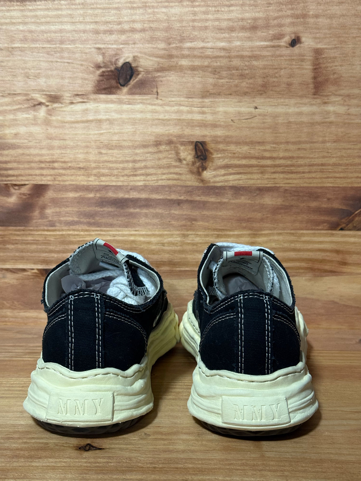Maison Mihara Yasuhiro Hank OG Sole Canvas Low Black