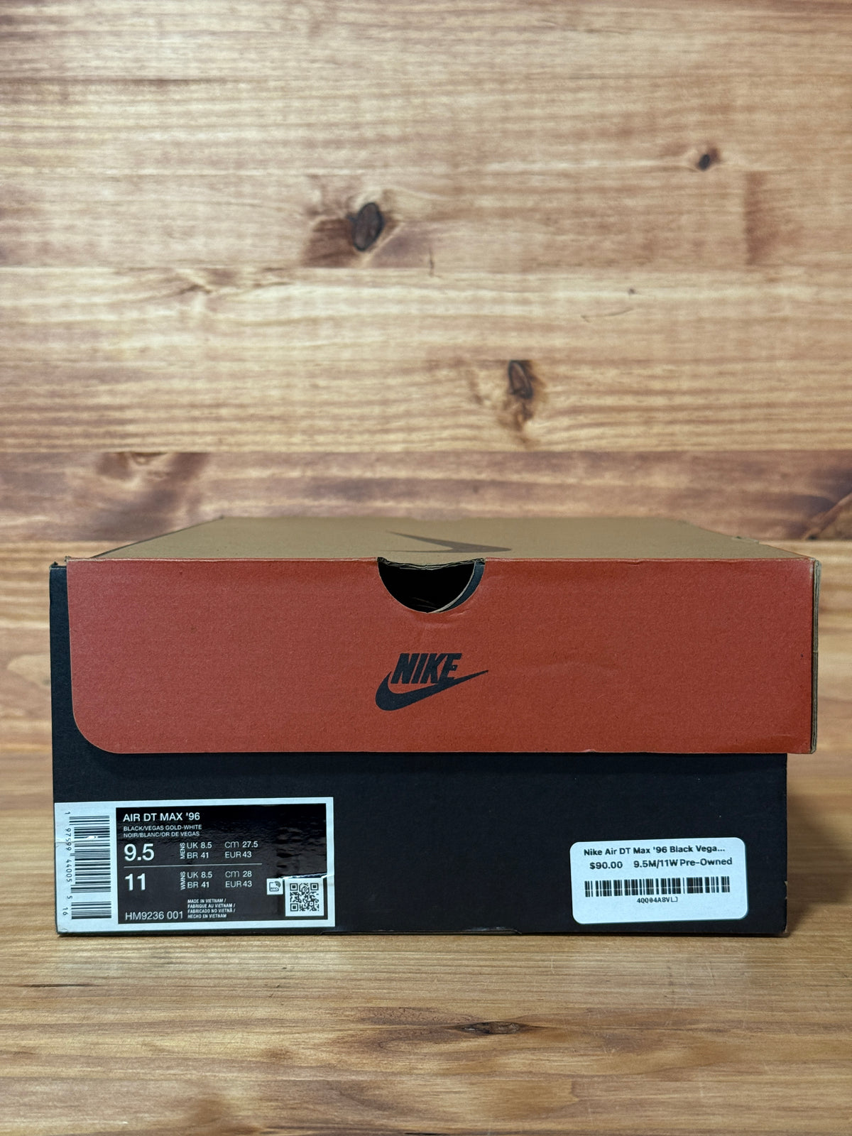 Nike Air DT Max '96 Black Vegas Gold