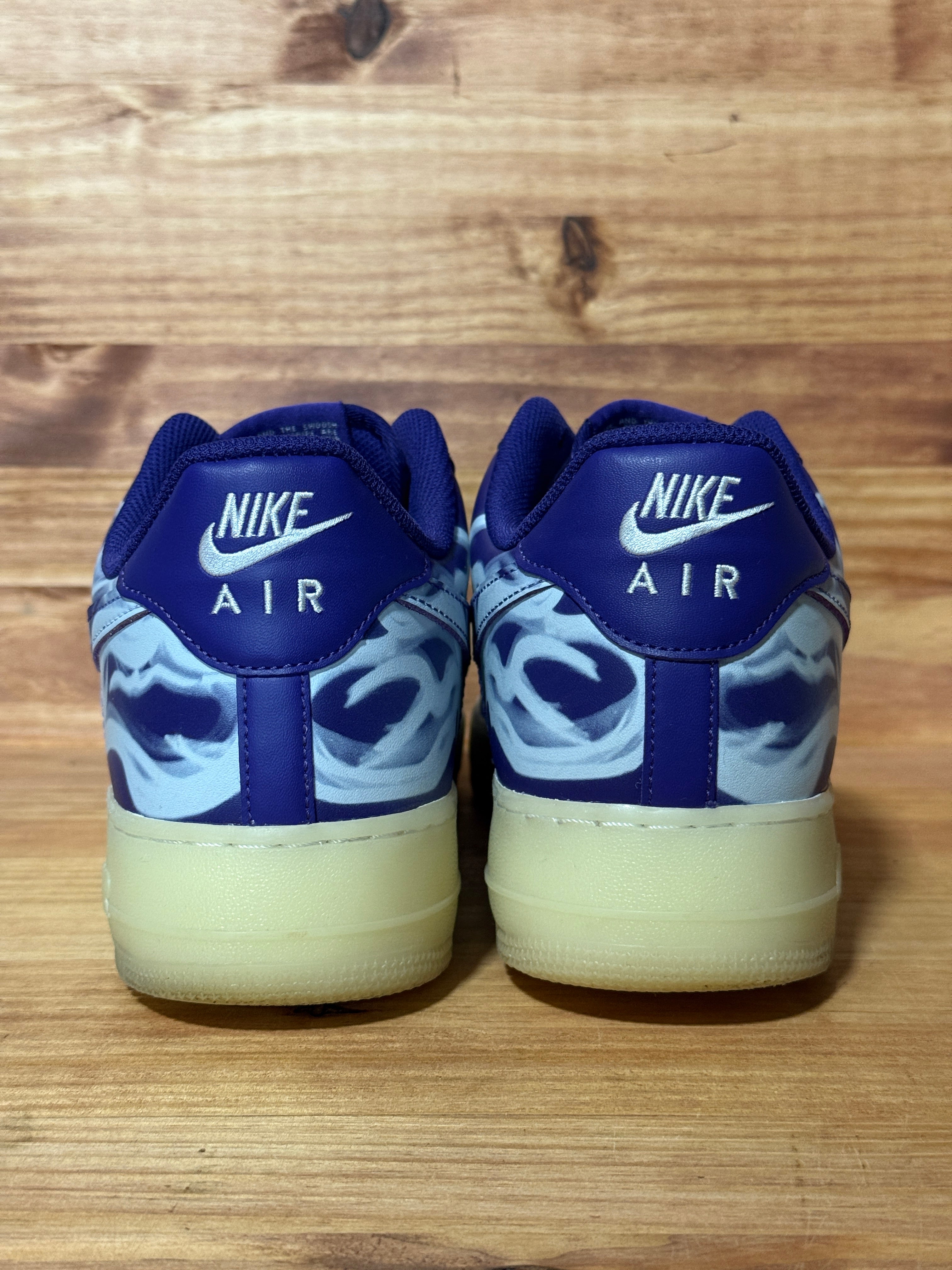 Nike Air Force 1 Low '07 QS Purple Skeleton Halloween (2021)