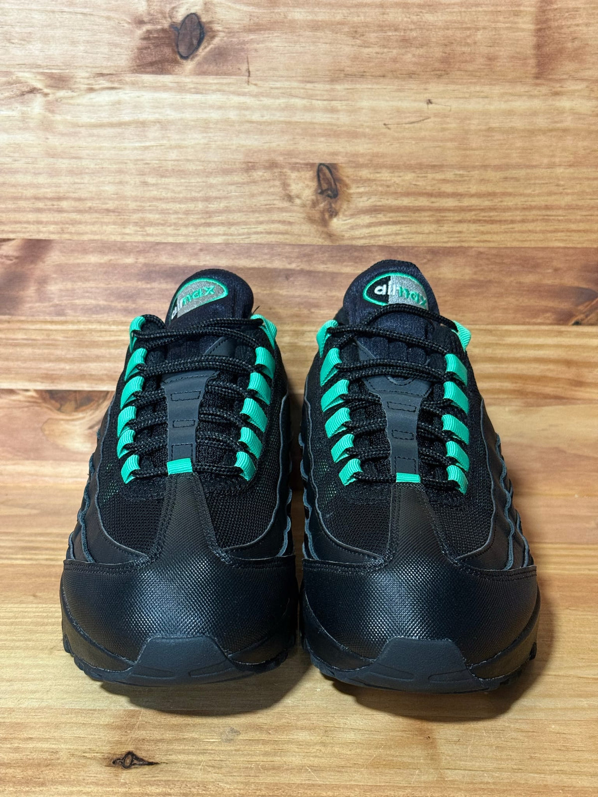 Nike Air Max 95 OG Big Bubble Black Green Shock - Size 9.5