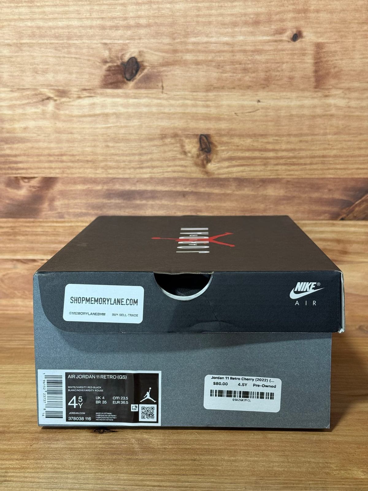 Jordan 11 Retro Cherry (2022) (GS) - Size 4.5Y