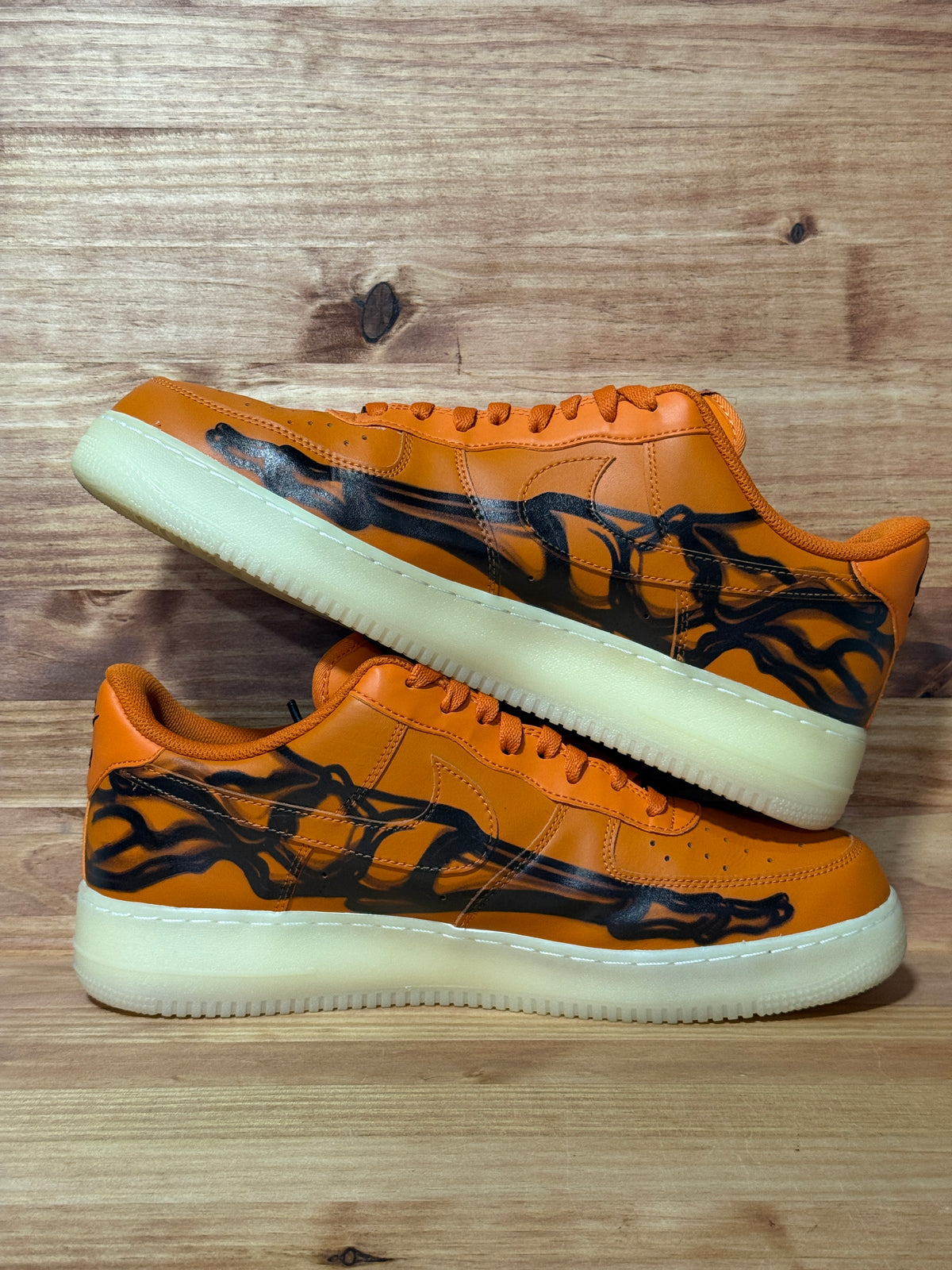 Nike Air Force 1 Low Orange Skeleton Halloween (2020)