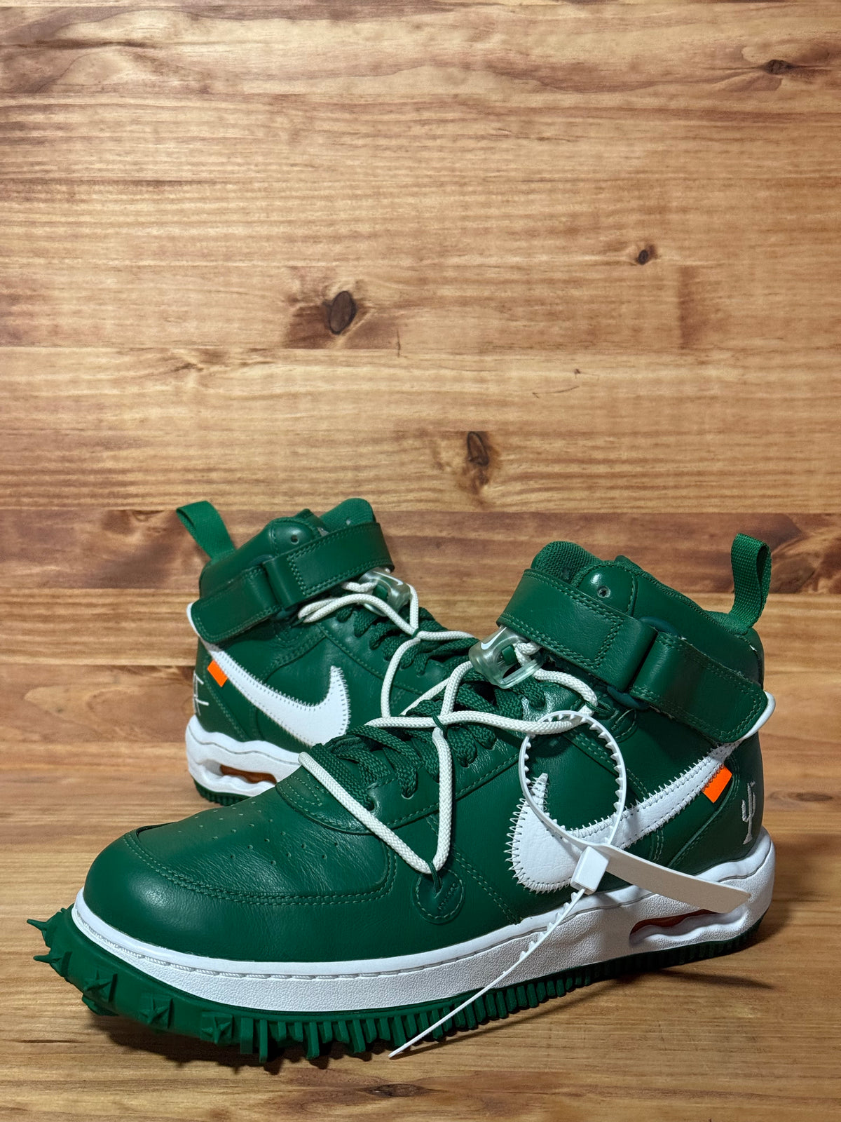 Nike Air Force 1 Mid Off-White Pine Green