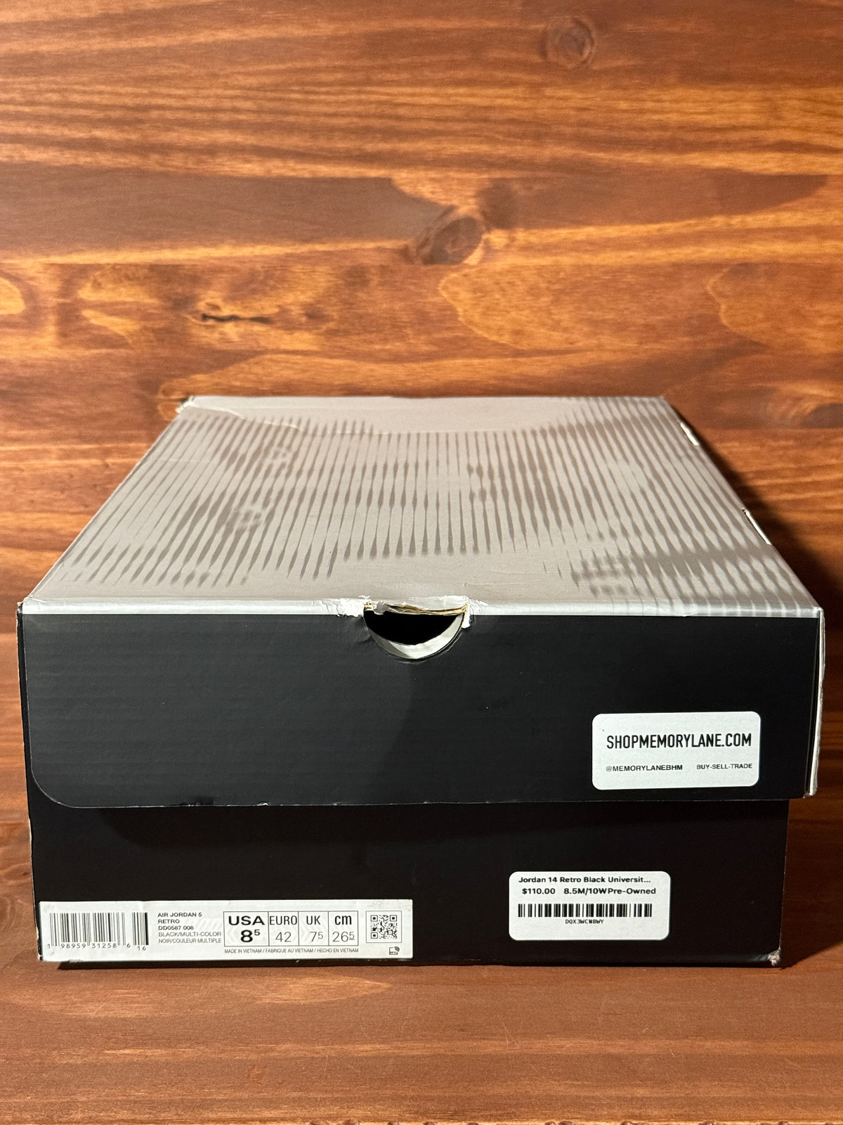 Jordan 14 Retro Black University Blue (2026) Size 8.5