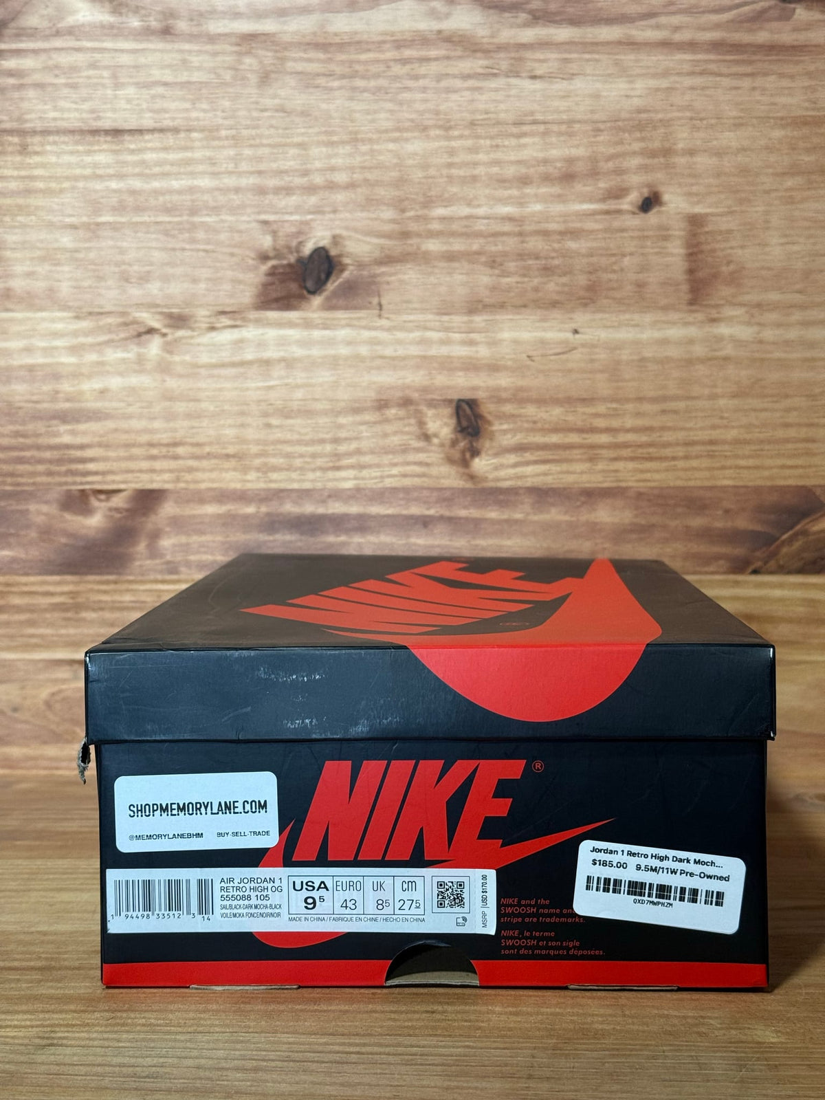 Jordan 1 Retro High Dark Mocha - Size
