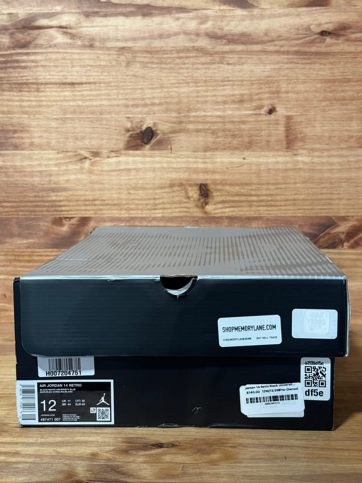 Jordan 14 Retro Black University Blue (2026) - Size 12
