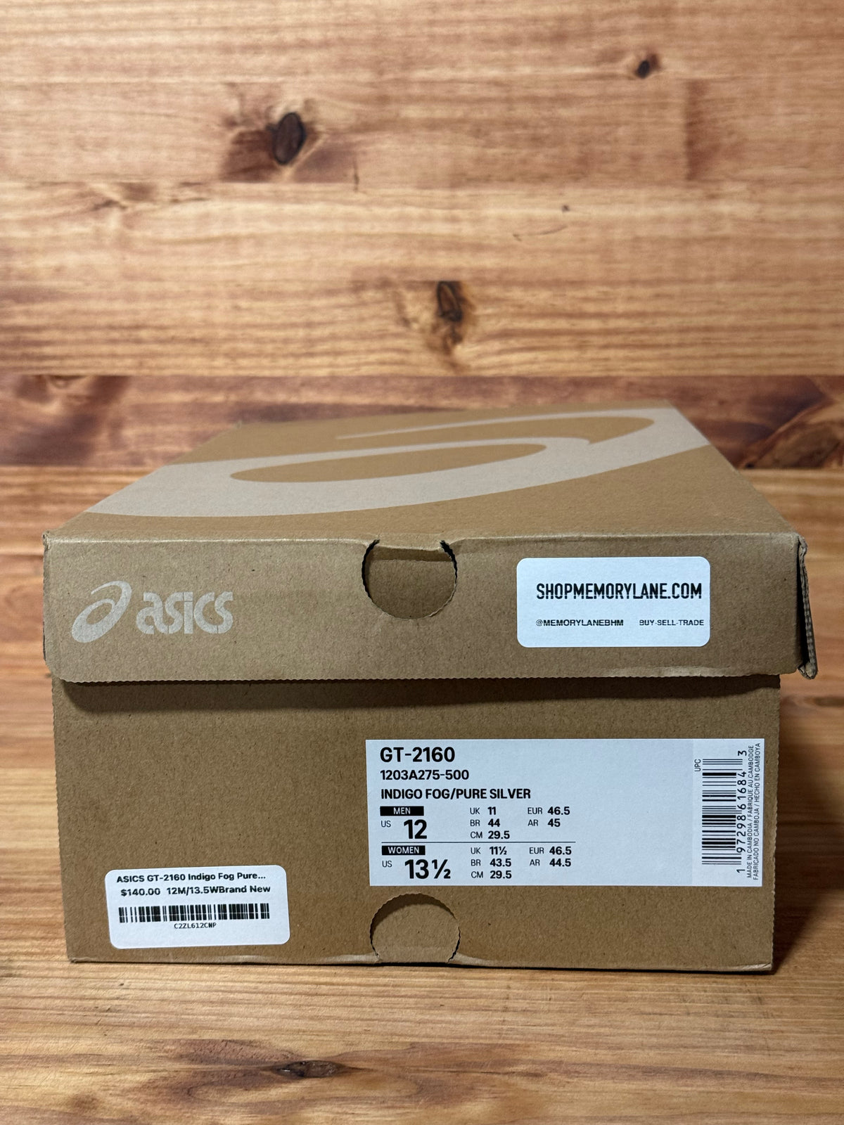 ASICS GT-2160 Indigo Fog Pure Silver