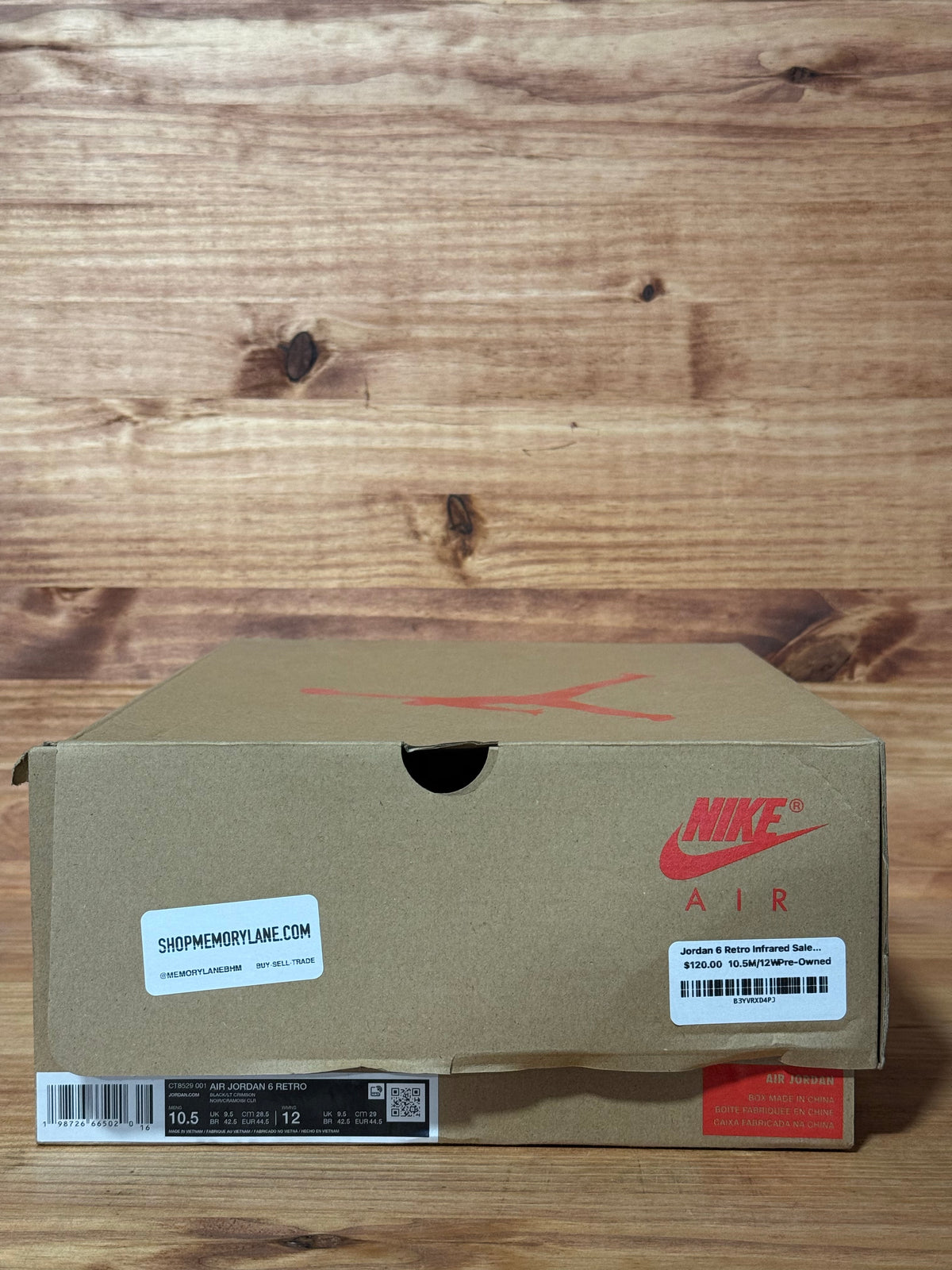 Jordan 6 Retro Infrared Salesman