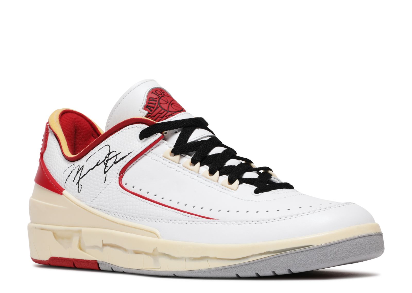 Off-White x Air Jordan 2 Retro Low SP White Varsity Red