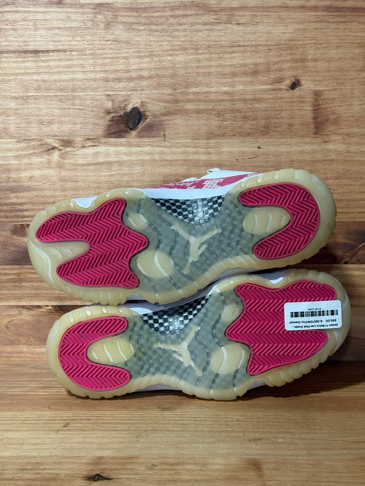 Jordan 11 Retro Low Pink Snakeskin (2019) (Women's) - Size 10W/8.5M