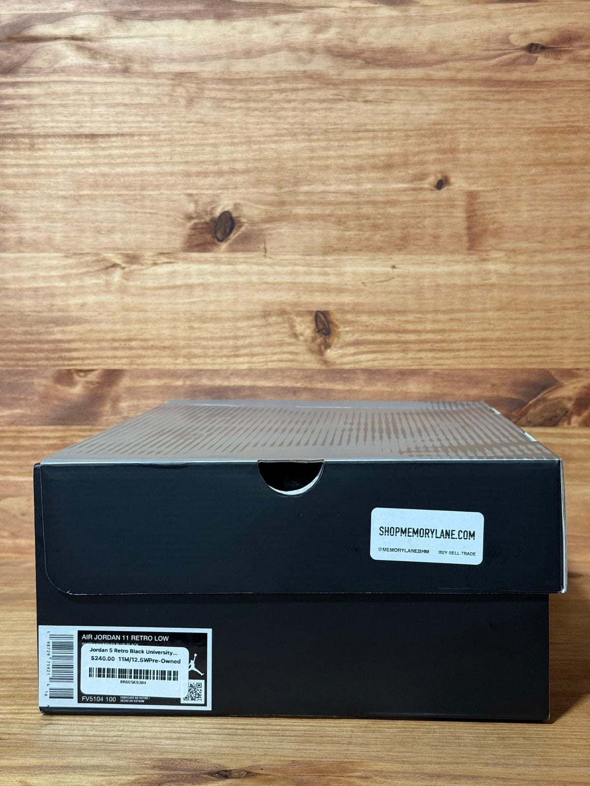 Jordan 5 Retro Black University Blue (2026) - Size 11