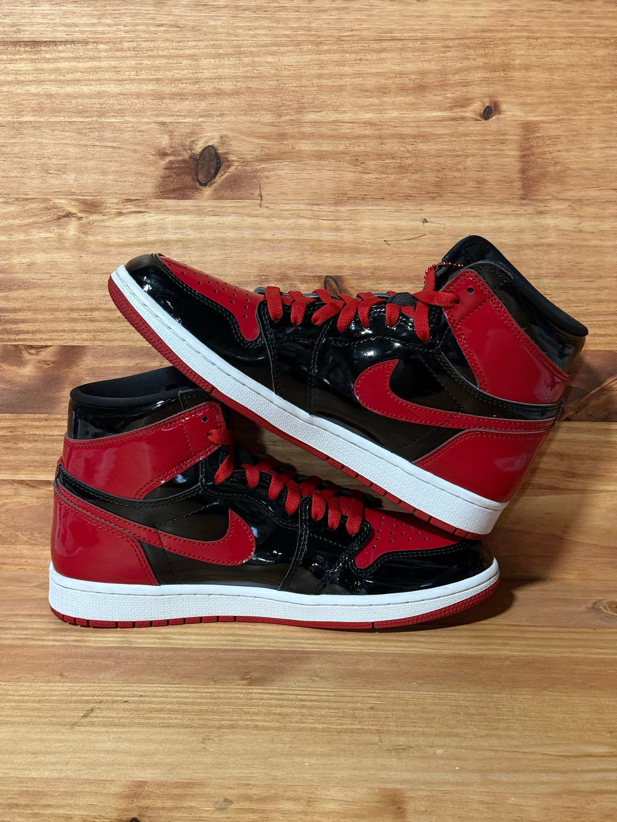 Jordan 1 Retro High OG Patent Bred - Size 8