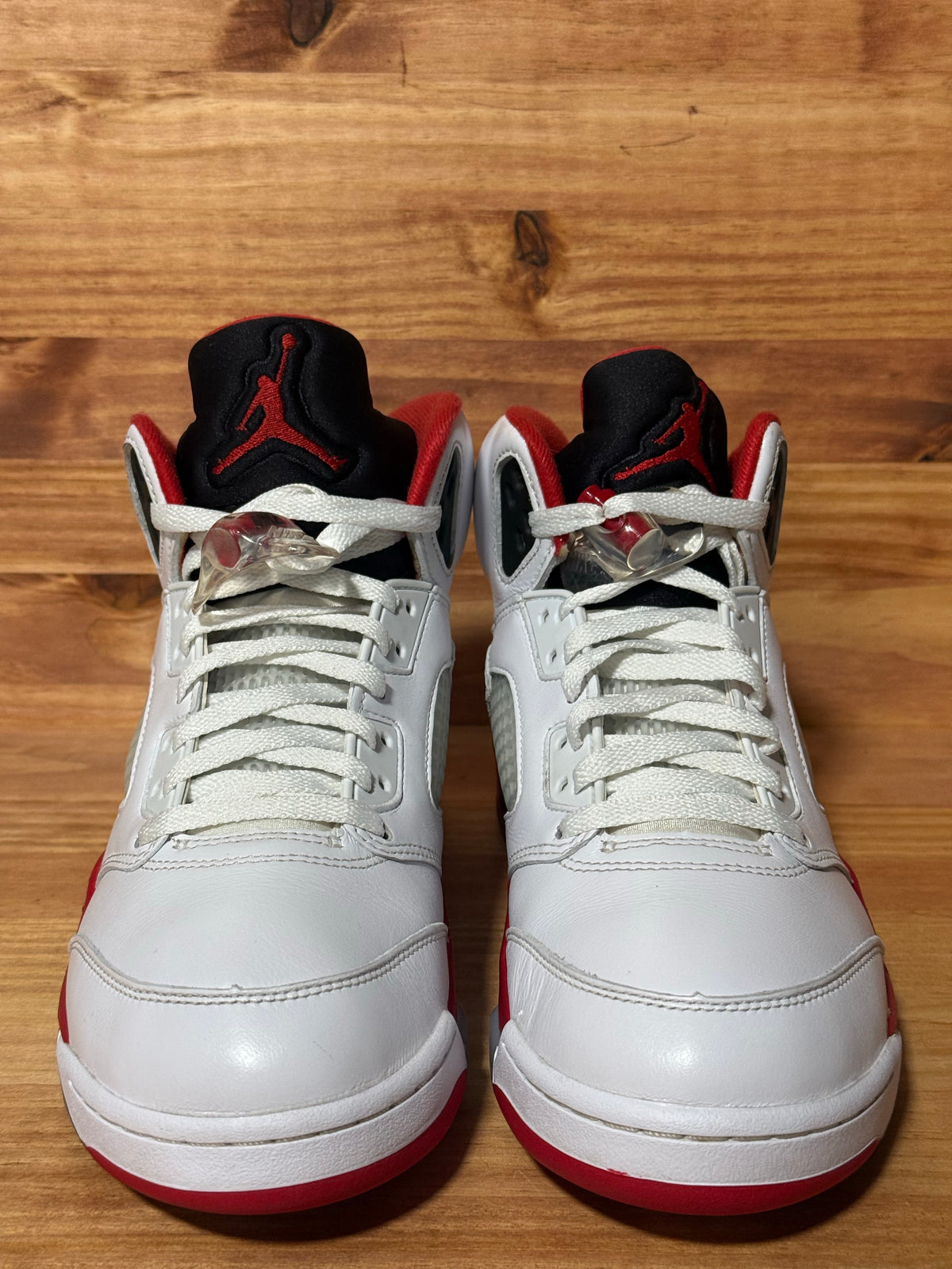 Jordan 5 Retro Fire Red Black Tongue (2025)