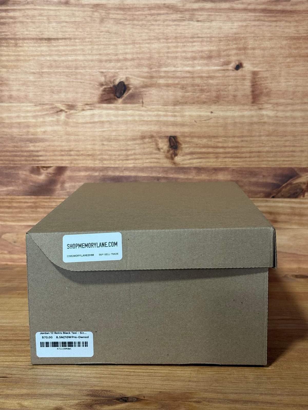Jordan 12 Retro Black Taxi - Size 8.5