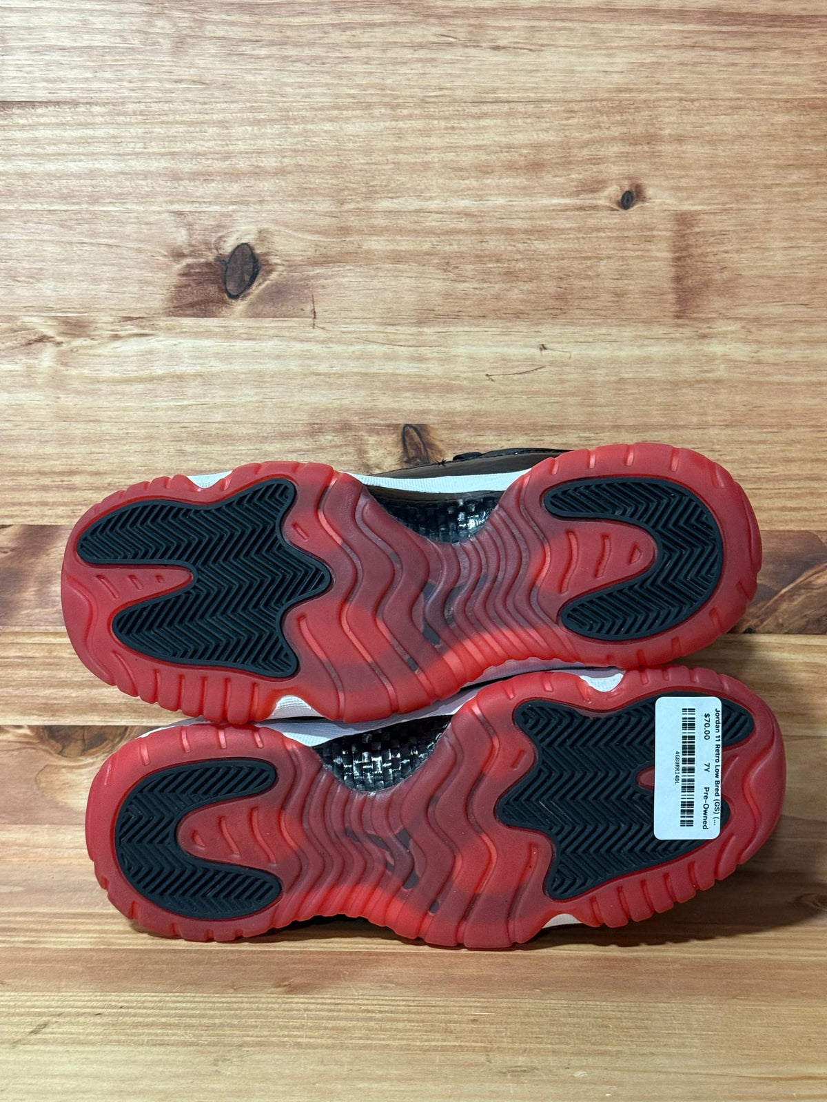 Jordan 11 Retro Low Bred (GS) (2025) - Size 7Y