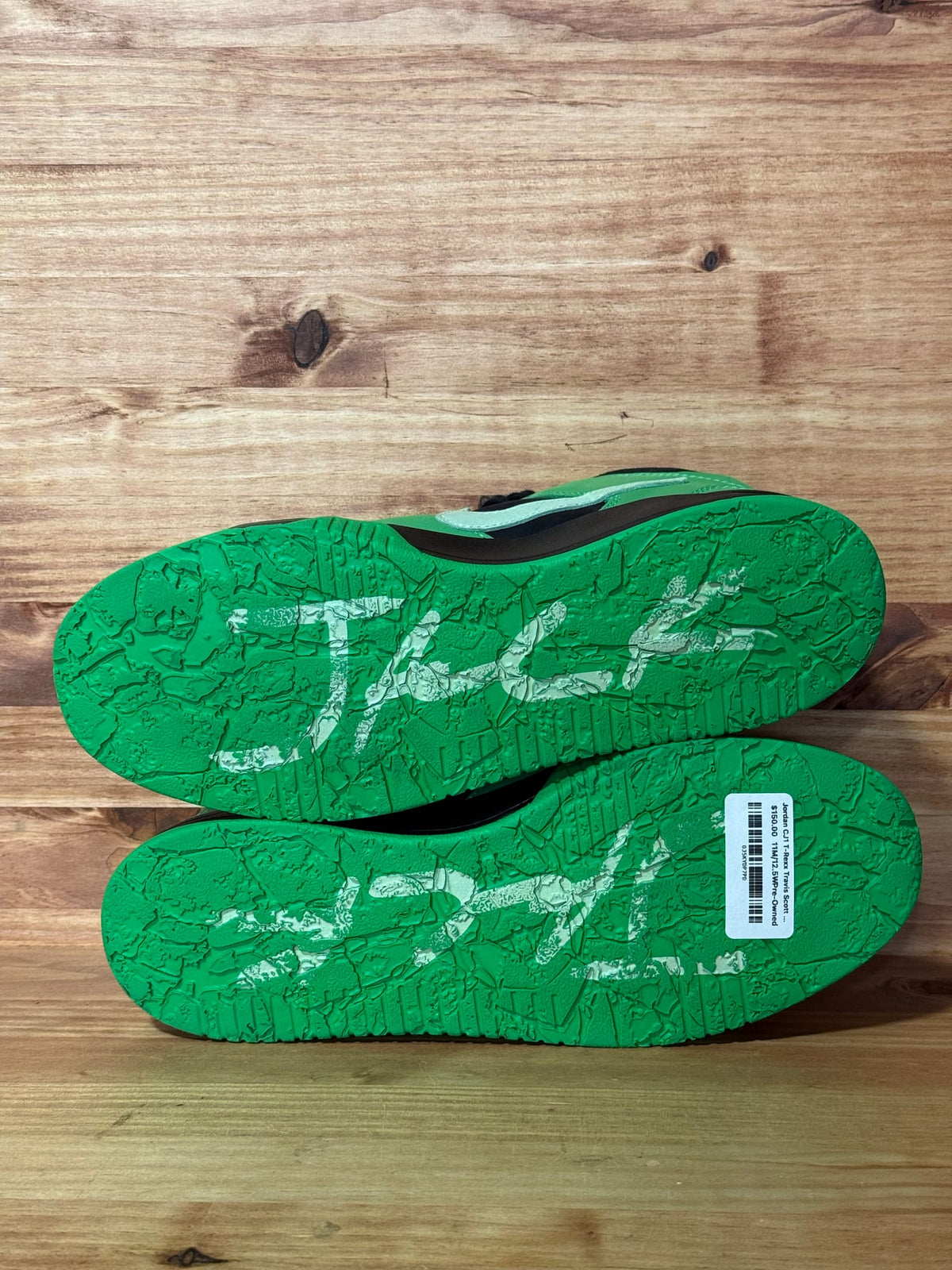 Jordan CJ1 T-Rexx Travis Scott Green Spark - Size 11