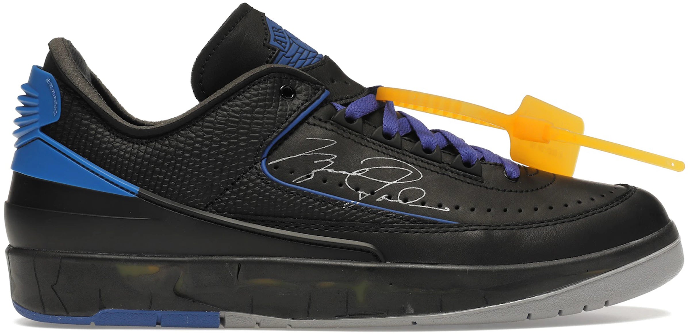 Jordan 2 Retro Low SP Off-White Black Blue