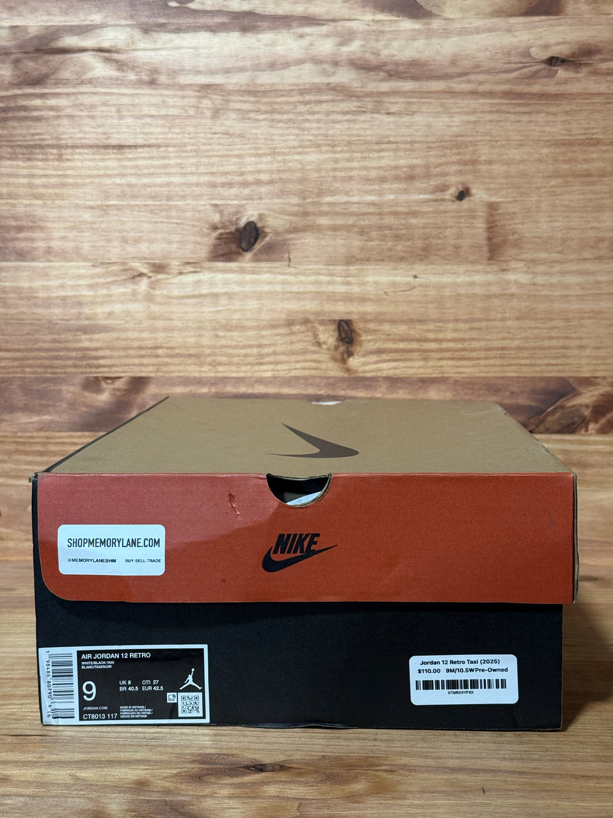 Jordan 12 Retro Taxi (2025)