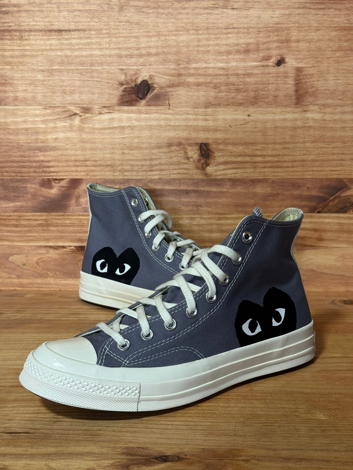 Converse Chuck Taylor All Star 70 Hi Comme des Garcons PLAY Grey - Size 9