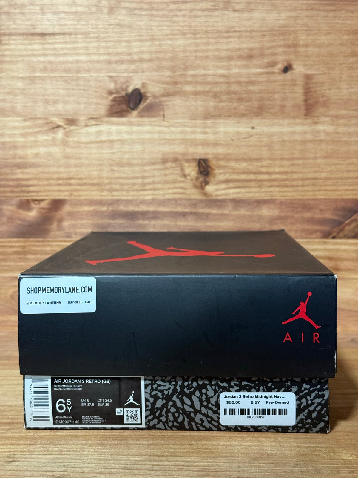 Jordan 3 Retro Midnight Navy (GS)