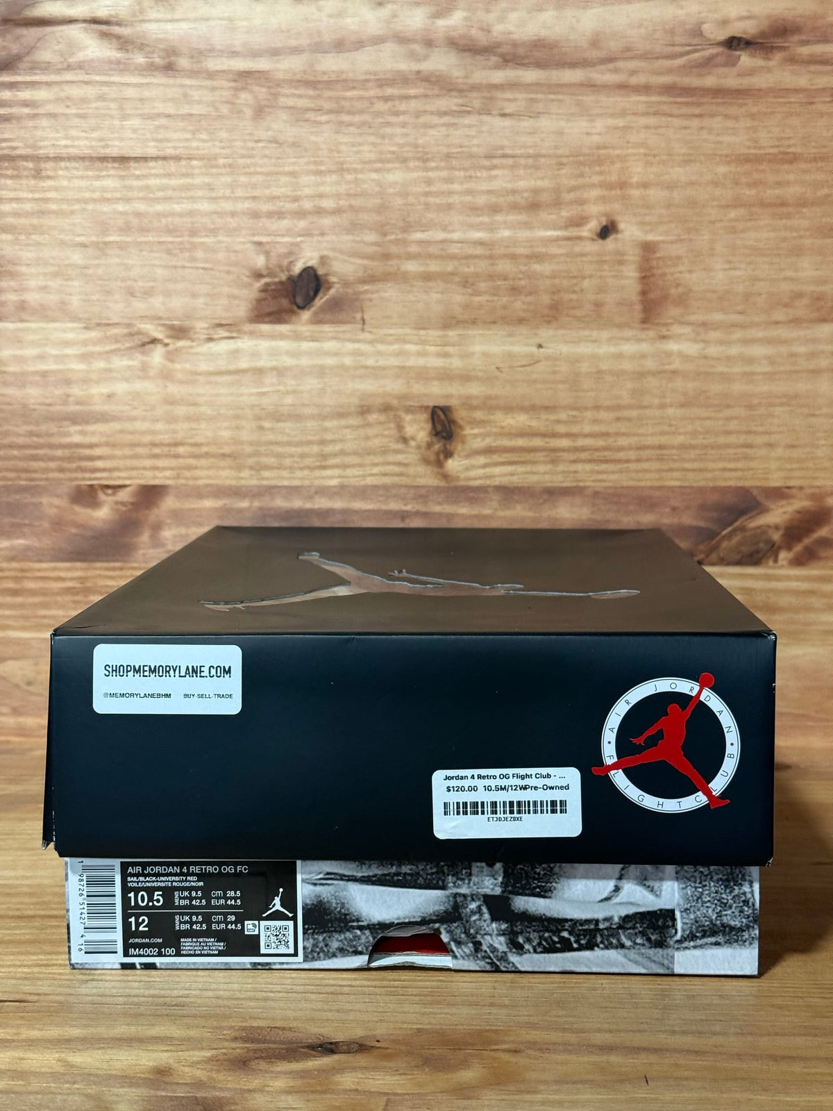 Jordan 4 Retro OG Flight Club - Size 10.5