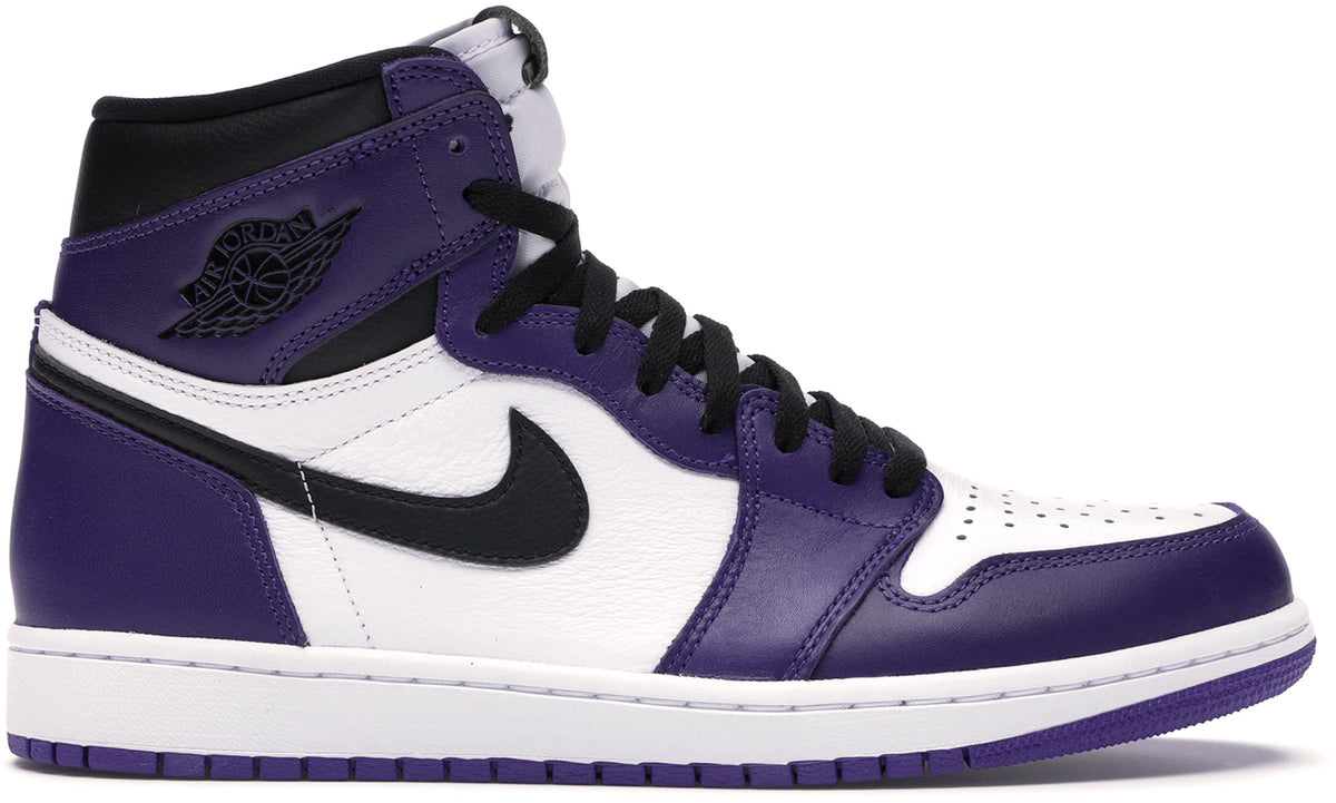 Jordan 1 Retro High Court Purple White - Size 12