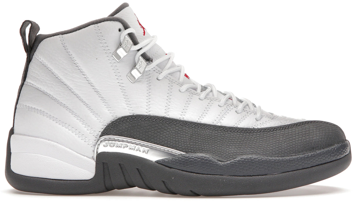 Jordan 12 Retro White Dark Grey