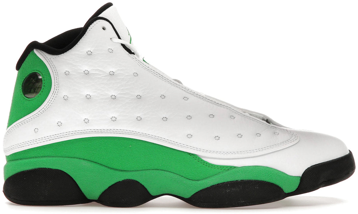 Jordan 13 Retro White Lucky Green - Size 8